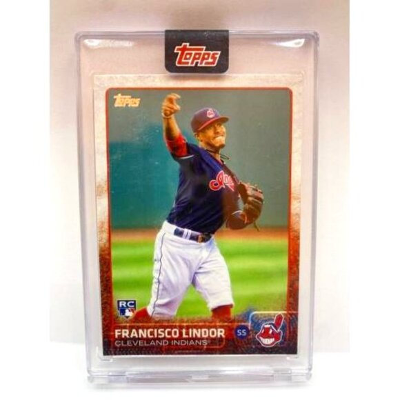 2015 Topps Update Francisco Lindor Rookie #US82 Encased RC (MISC14) - Picture 1 of 2